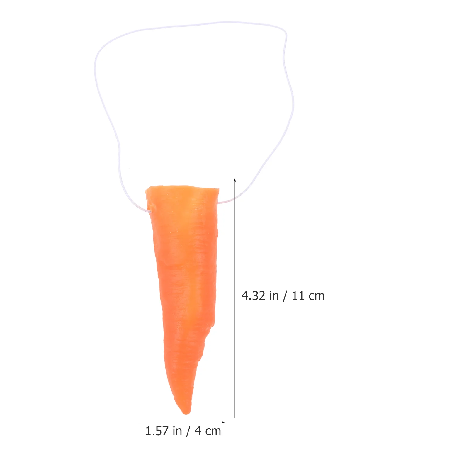 3 Pcs Carrot Nose DIY Snowman Props Fake Carrots Christmas Party Carnival Supply Vinyl Cosplay Dressing Child