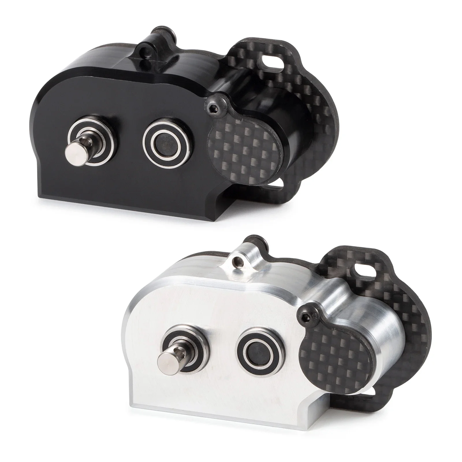 Ultralight 1/10 RC Tiny Gearbox LCG Transmission with Slidable Shim for Straight Axle Axial AR44 AR45 Enduro Vanquish F10 F9