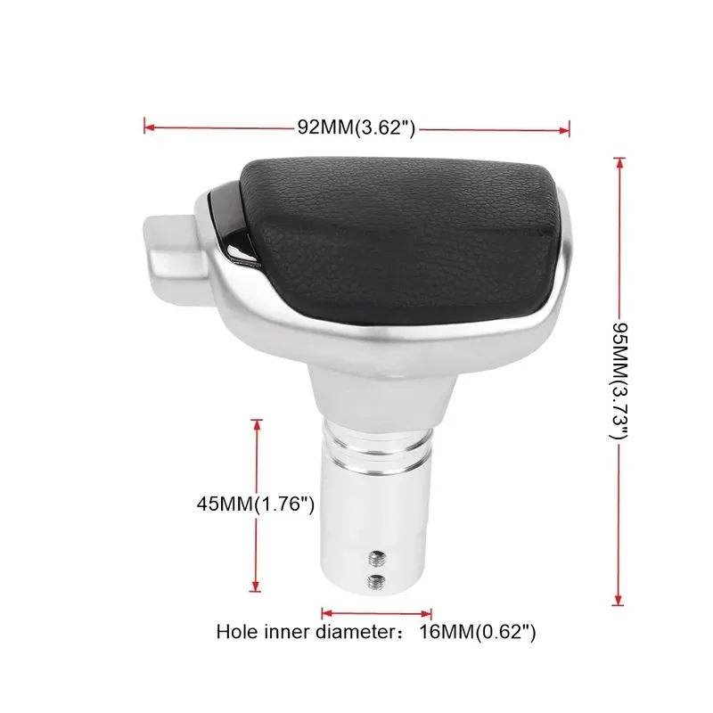 for Car Modification Accessories Yacht Gear Scalp Aluminum Alloy Gear Handle Head Aircraft Gear Shift Lever Carbon Pattern
