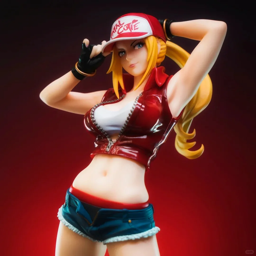 Genuine kotobukiya Snk Pretty Girl King of Fighters, Chinese Hero, Rampage Doubles by Terry Bogard Anime Figure Toys Kids Gifts