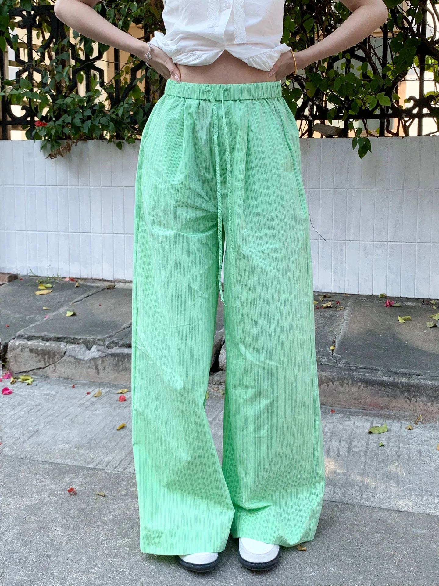 Een Striped Wide Le…