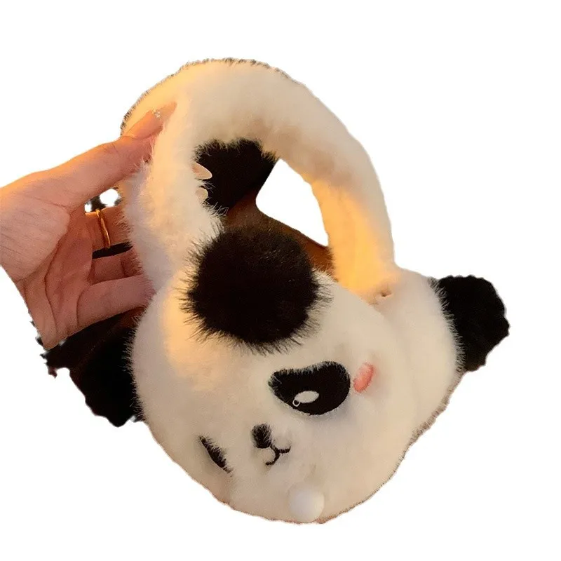ใหม่เด็ก Earmuffs ชุดแฟชั่นน่ารักหูแพนด้าเดียวกัน Earmuff ฤดูหนาวกลางแจ้ง Windproof WARM ป้องกันหู