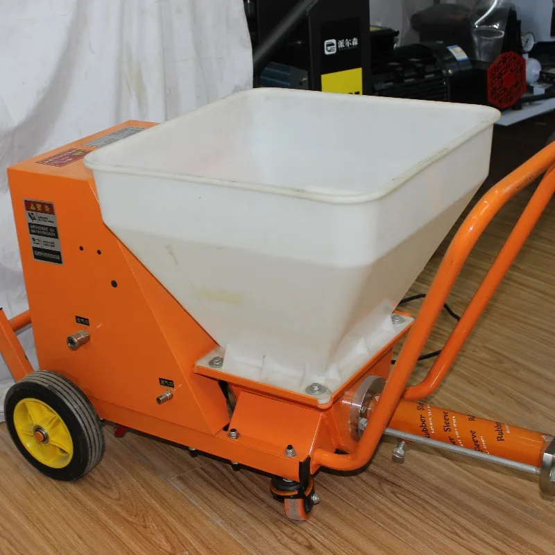 Small Mortar Wall Plastering Gypsum Spraying Machine Real Stone Paint Spraying Machine