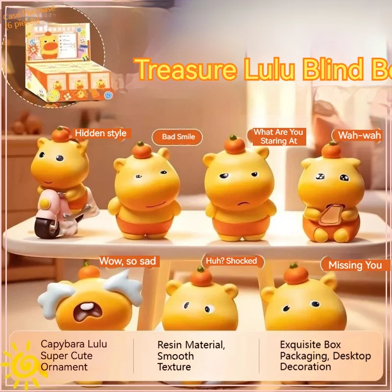 

Kapibara Lu Lus Adorable Collection Of Toy Figurines, Display Items, Blind Boxes, Beautiful Table Decorations And Birthday Gift