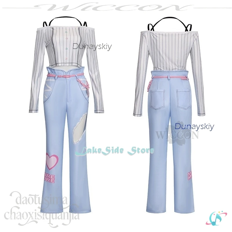 Anime Game Project Sekai New Event Chase My IDEAL IDOLCosplay Full Costumes Sets Kiritani Haruka Fashion Idol Uniform Sexy Top P