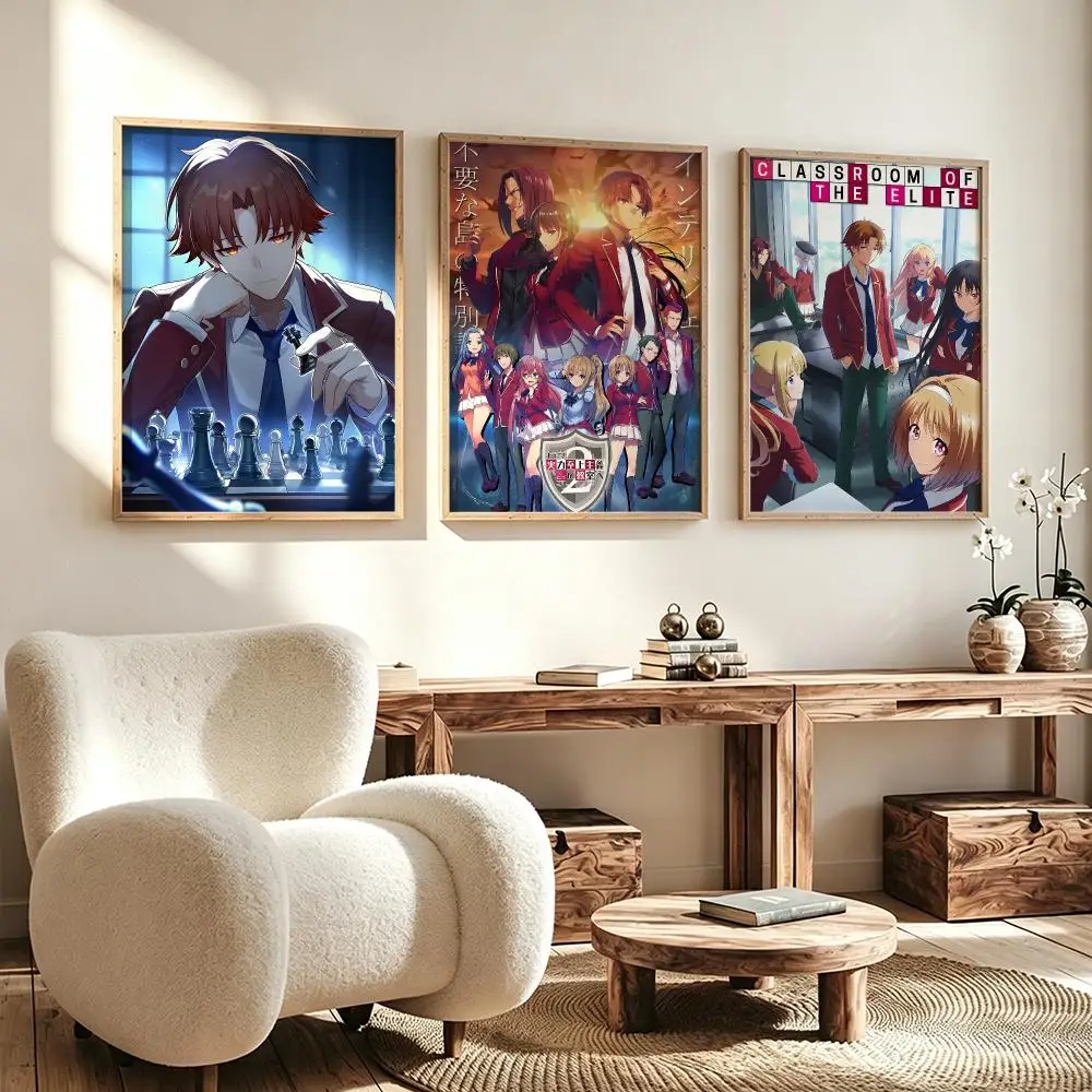 Modern Aesthetic Wall Art Poster anime Classroom of the Elite Poster for Office Home Decor Interior Large Wall Picture Print