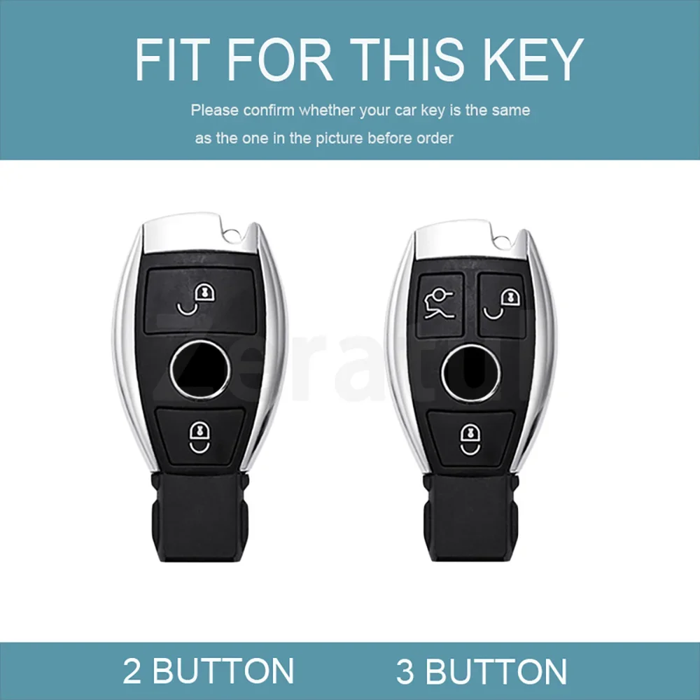 Auto Shell Fob Holder Key Fob Cover Keychain Transparent Black TPU for Mercedes Benz C E M S CLS CLA GLK GLA GLC GLE AMG Class