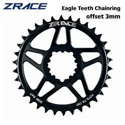 ZRACE 10s 11s 12s 체인링, Eagle Tooth 7075AL CNC, 오프셋 3mm, MTB 체인휠, GXP 다이렉트 마운트 크랭크용, 호환 Eagle