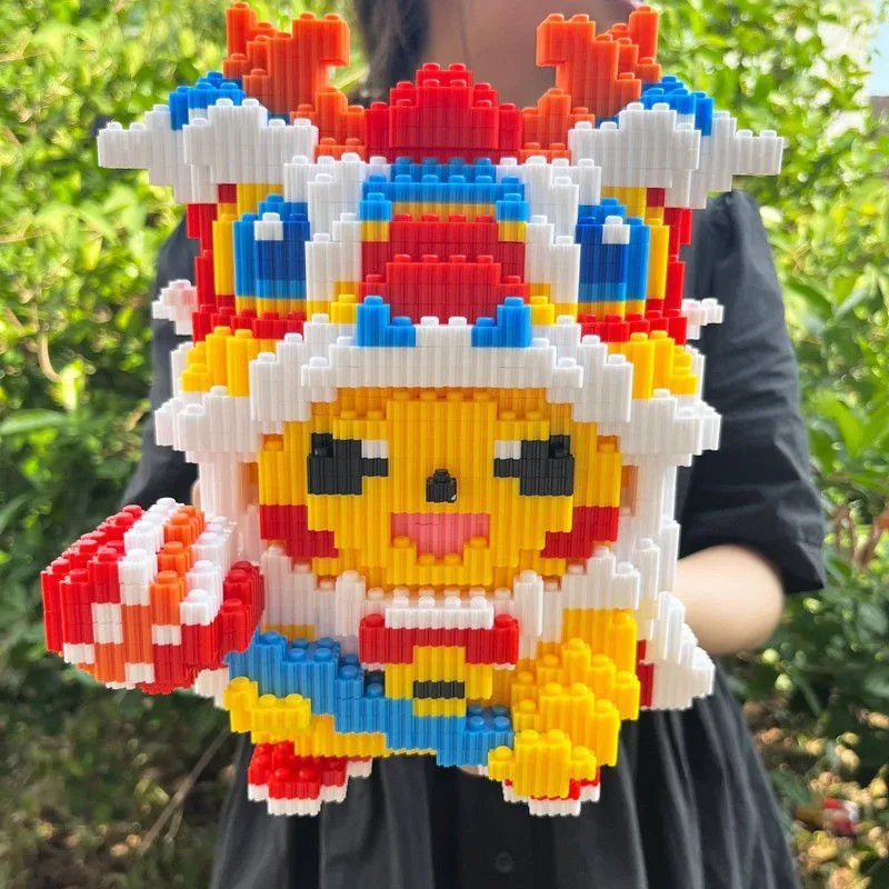 

Lion Dance Building Blocks Series Tiger Building Blocks 3D Children's Puzzle Assembly Toy Gift Ornament