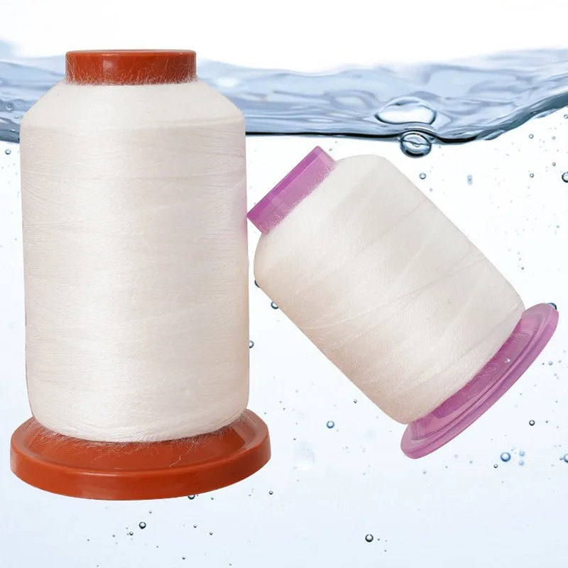 40/2 500/1000 Meters Water Soluble Sewing Thread Vinylon 20C Wash Away Quilting Basting Thread