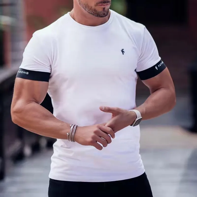 2024 new Shirt Men Short Sleeve Workout Gym T-Shirt quick-dry Fitness bodybuilding Running T-Shirt men Sports Tees male Clothing