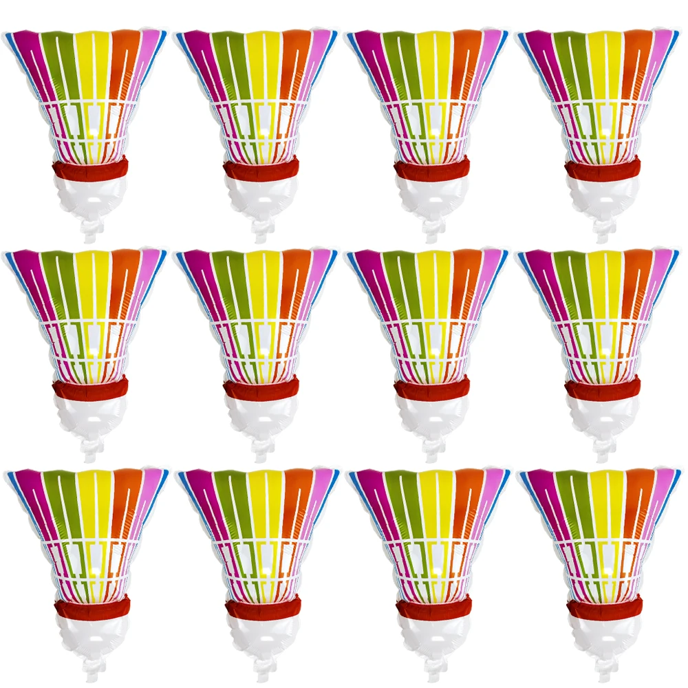 Badminton Balloons Shuttlecock Party Supplies Foil Balloon Badminton Party Favors For Birthday Sports Theme Party Supplies