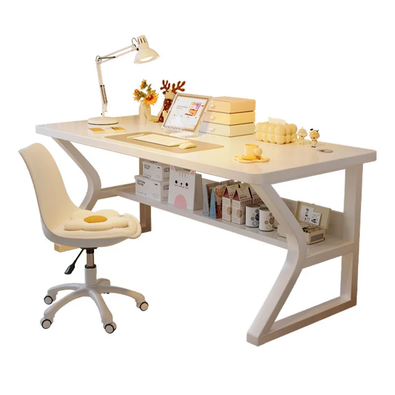 

Desk Student Home Girls Simple Rental House Bedroom Study Writing Workbench White Office Computer Desk