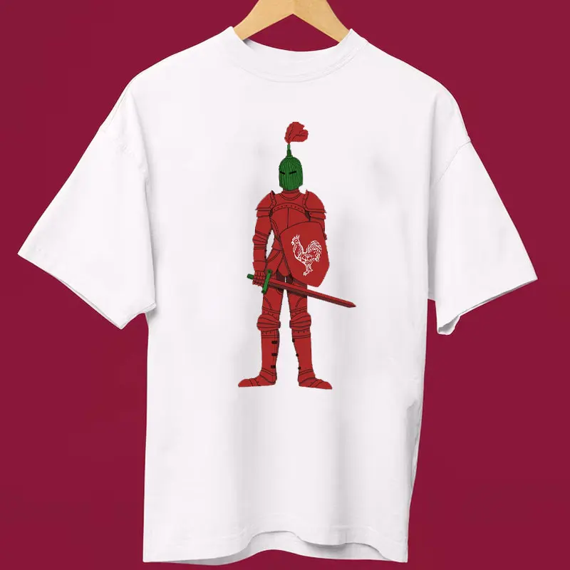 السير راشا قميص القرون الوسطى الفن تي شيرت Sriracha مروحة ميرش مضحك الفلفل الحار سوس المحملة الرجعية القرون الوسطى الفكاهة تيز متعة الفن ميمي النساء الرجال #6