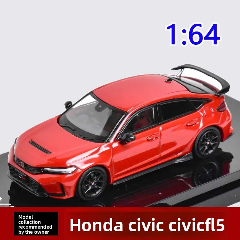 

Diecast 1:64 Scale HOBBY JAPAN Honda CIVIC FL5 TYPE R Alloy Car Model Collectible Toy Gift Souvenir Display Ornament