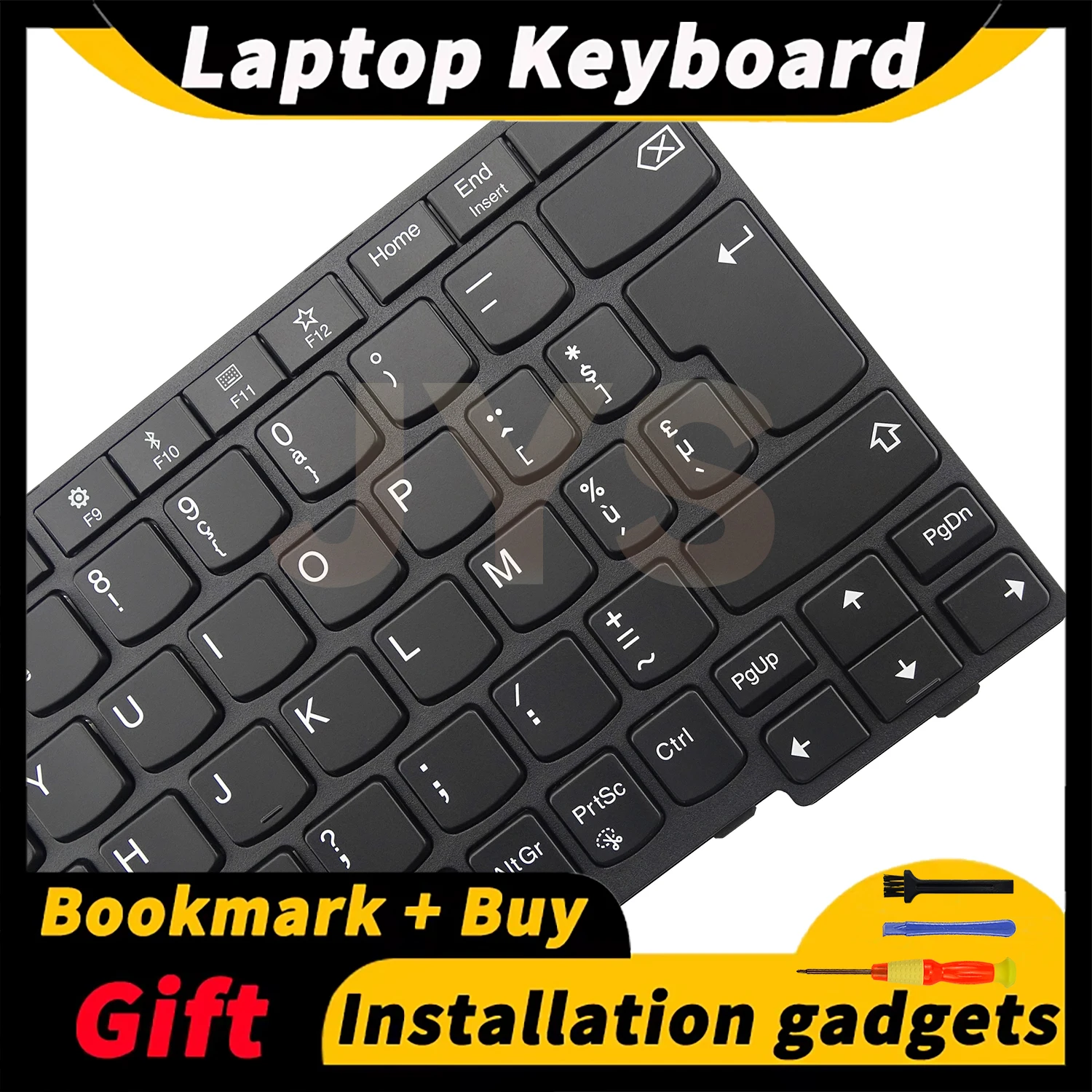 

Notebook replacement keyboard Suitable for Lenovo ThinkPad X280/A285/X390/X395/L13 Gen1 with backlit Belgian layout 01YP046