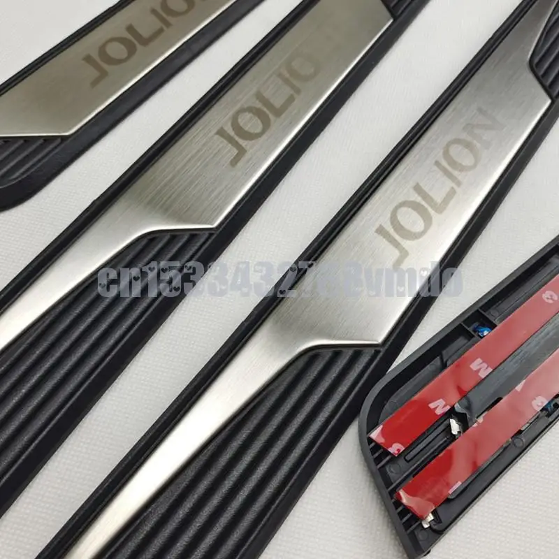 For 2021 2022 Haval JOLION Car Accessories 4pcs/Lot ABS Stainless Steel Door Sill Pedal Scuff Plate