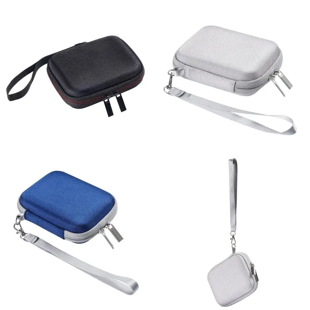

652F Portable Hard Box for T7 Shield External SSD Traveling Bag Protective Storage Bags with Inner Pocket EVA Holder