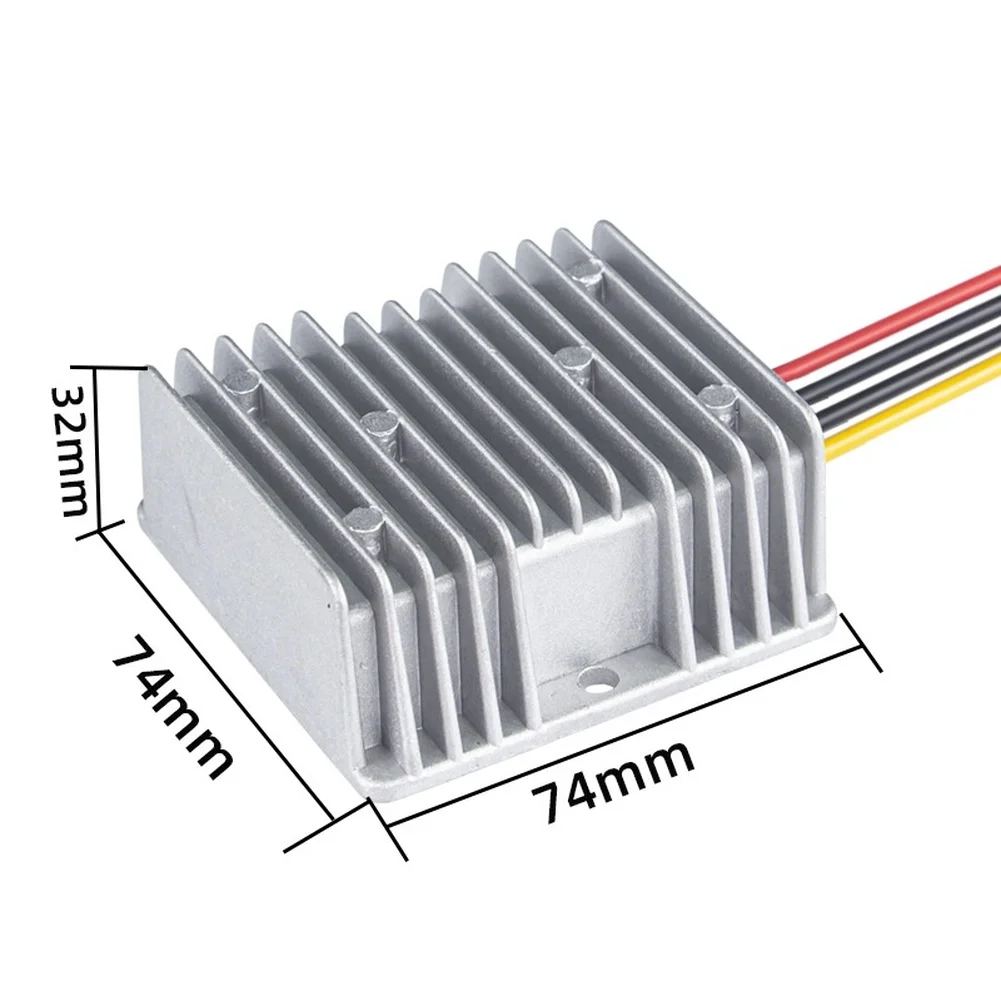 12V 24V To 48V DC DC Boost Converter Voltage Regulator 5A Metal Case IP68 Waterproof For EV Battery Solar Panel LED Display view 6