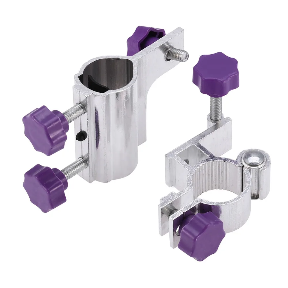 2PCS Aluminum Alloy Fishing Rod Holder Adjustable 2 Colors Fishing Rod Bracket Right Or Left Fishing Pole Holder