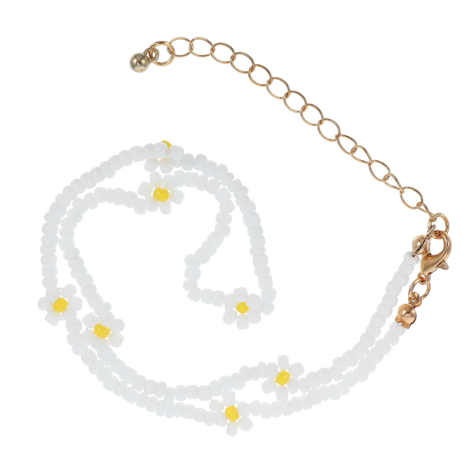 

1Pcs Colorful Woven Beads Necklace Durable Premium Handmade Elegant Jewelry for Women Party Wedding Birthday Fashion