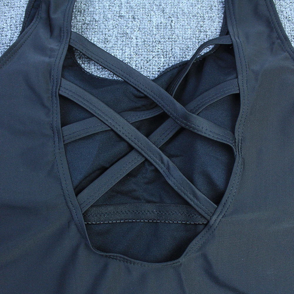 섹시 2025 비키니 세트 솔리드 수영복 블랙 비키니 수영복 레이스업 여름 브라질리언 모노키니 원피스 수영복 비치웨어