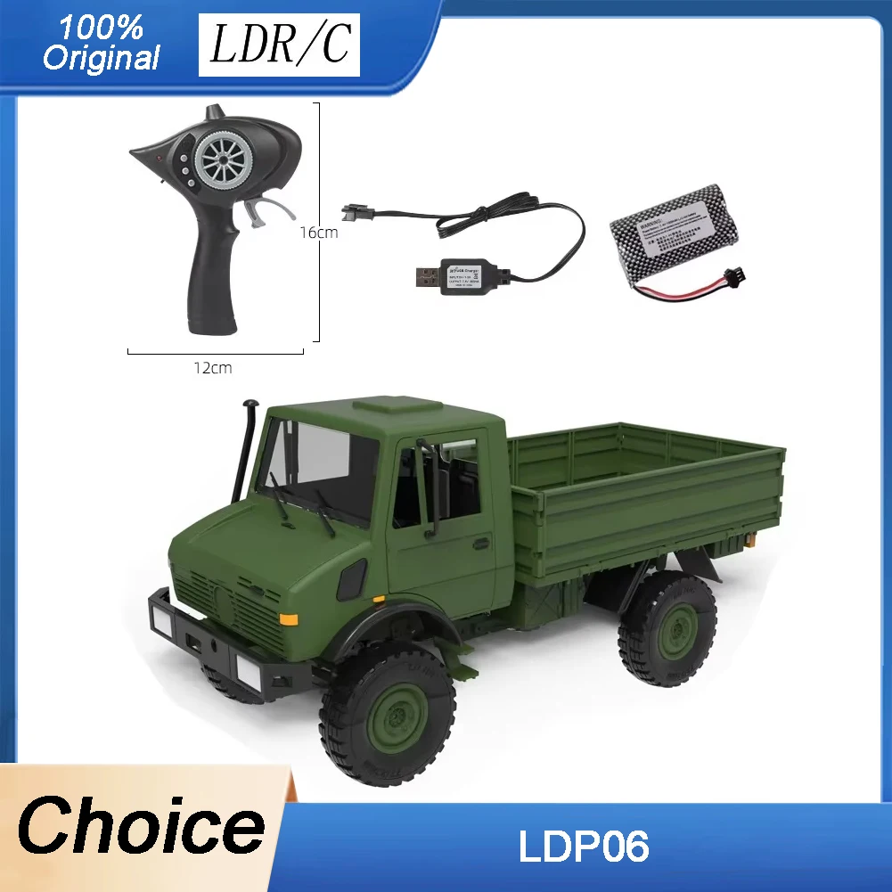 

LDRC LDP06 1:12 RC Гусеничный автомобиль Линейный скоростной грузовик Автомобиль с дистанционным управлением с двигателем 260 Электрический радиоуправляемый автомобиль для взрослых и детей на день рождения Gif1