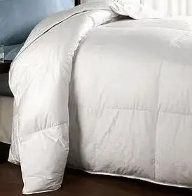 4PC King/Cal King Bedding Set Including 300TC Hotel Chocolate with White Duvet Set Cover Set+ White Down Alternative