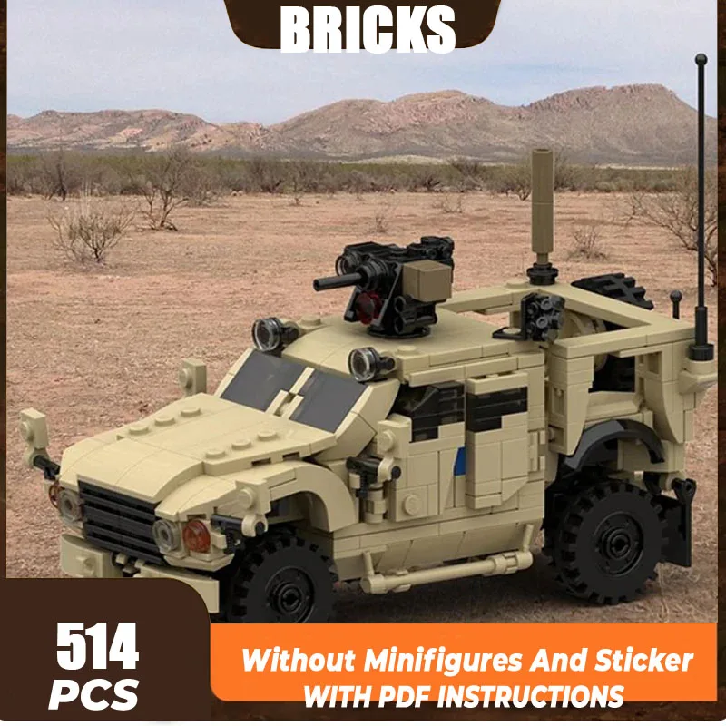 Moc Building Bricks Military Model Armed Vehicle M-ATV Technology Modular Blocks Gifts Toys For Children DIY Sets Assembly