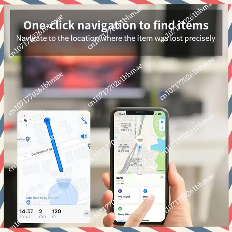 -A21Z 4 PCS Smart Air Tag GPS Tracker Key Finder GPS Posizionamento globale Bluetooth Mini GPS Tracker Pet Key Bag Finder per IOS