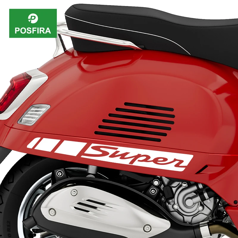 

POSFIRA Motorcycle Fairing Sticker Vinyl Decals for Vespa GTS 125 300 250 Super GTS300 GTS125 GTS250 Scooter Accessories