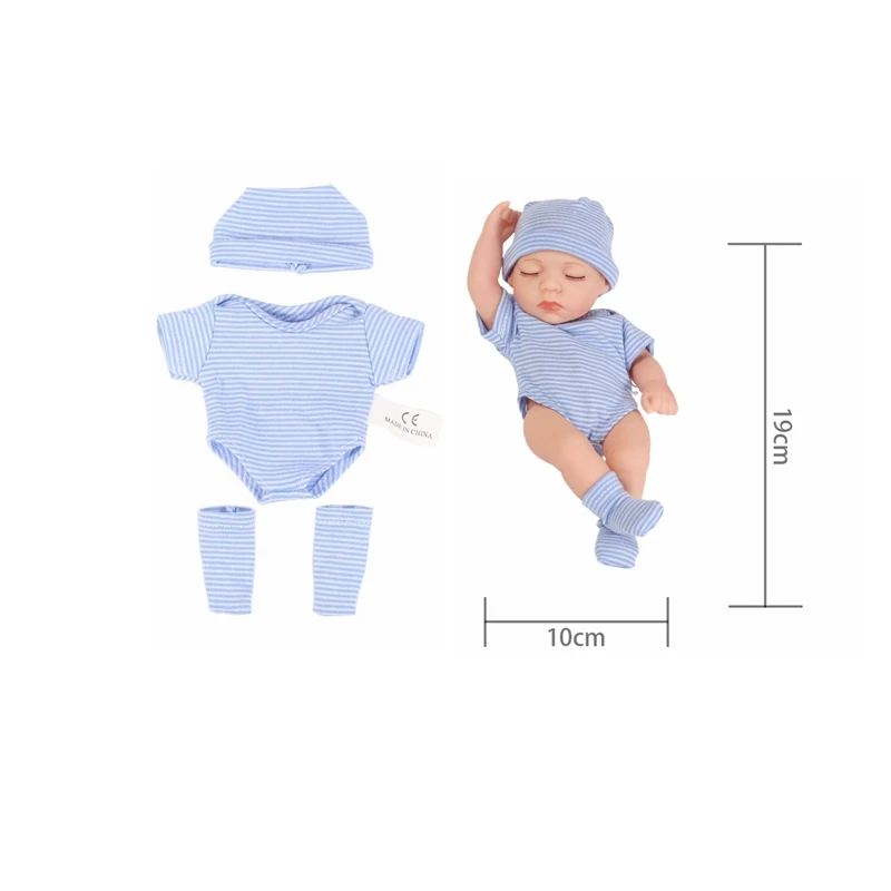 Doll Clothes for 20cm Reborn Dolls DIY Doll Accessories Clothes Toy For 8inch Baby Doll Mini Sweater Doll Clothes Accessories