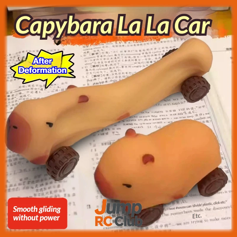 

Инерционная машинка-капибара: забавная игрушка-антистресс, креативный подарок для детей, развлекающий настольный сувенир