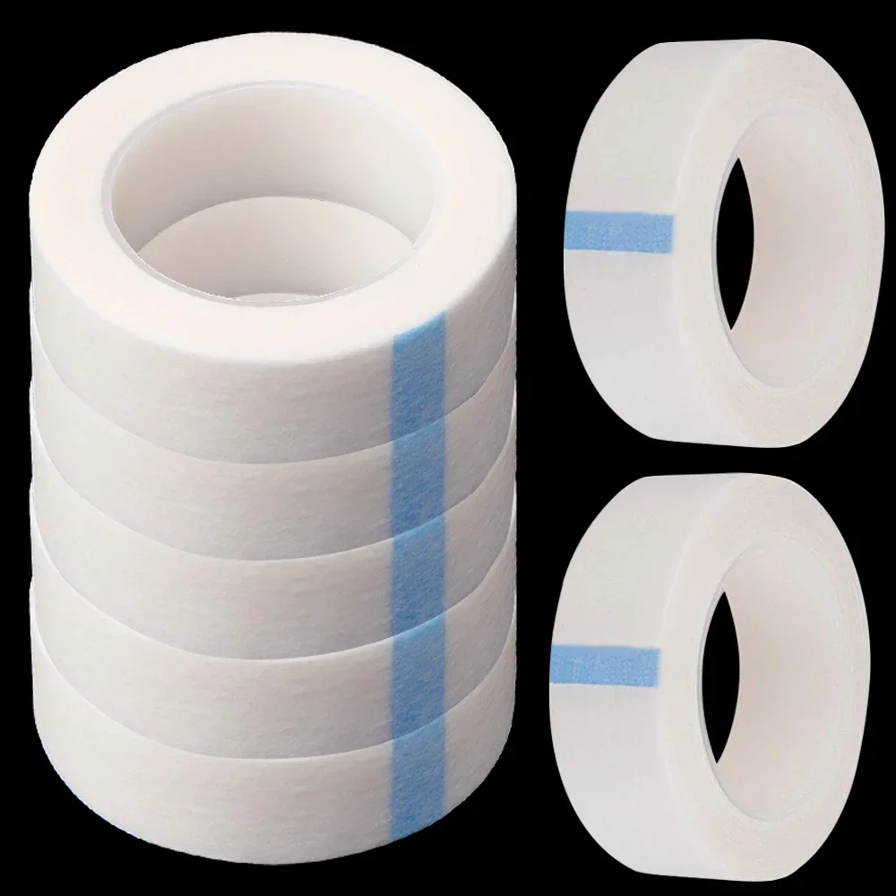 3/10/50pcs Micropore Lash Tape Breathable Fabric Medical Tape for Eyelash Extensions under Eye Tapes Lashes Tools