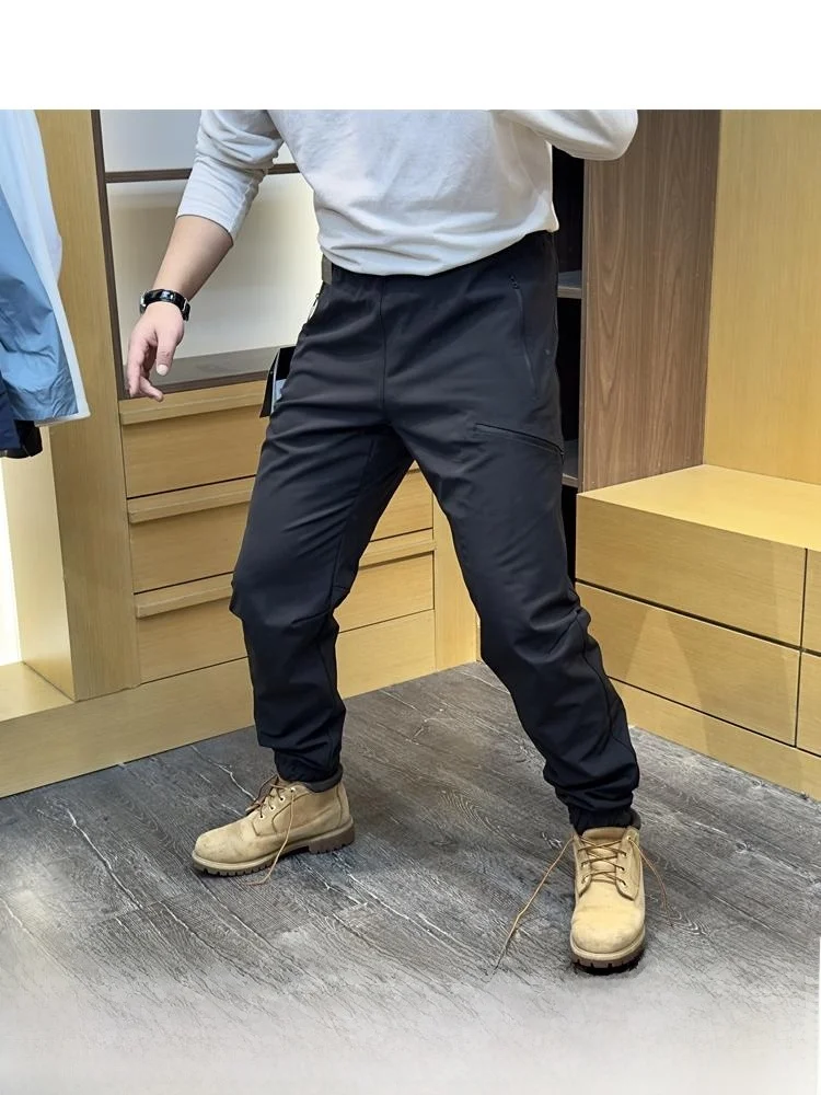 

Outdoor Men's Casual Pants Anti-tear Wear-resistant P-fce Dstring Trousers Youthful Vitali Sle Winter Regular Thi...