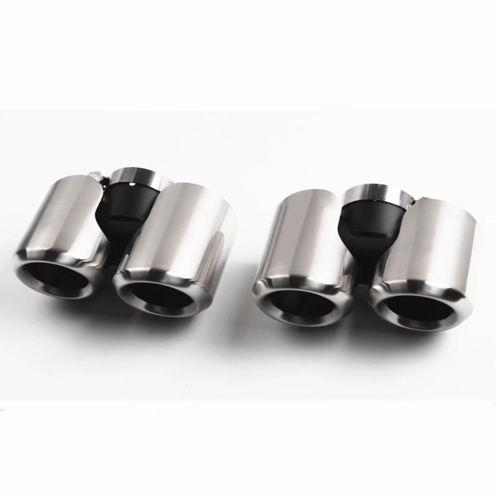 Rear Exhaust Muffler Tip Pipe For Land Rover Defender 90 110 130 2020-2025 Stainless Steel Silver/Black Tail Air Vent Tailpipe