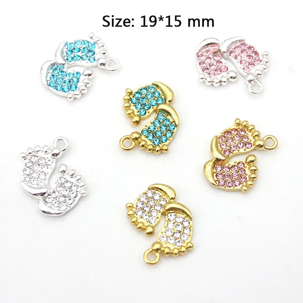 3 teile/los Vergoldet Muslim Islamischen Baby Pins Strass Kinderwagen Sicherheitsnadeln Mit Schlaufen für Neugeborene Geschenk Schmuck Machen – Detail 24