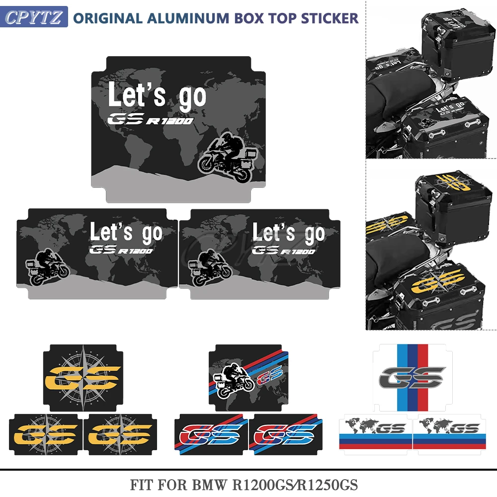 

Motorcycle Stickers Side Boxes SuitCases Panniers Decal fit For R1200GS R1250GS ADV GSA F750GS F850GS Adventure