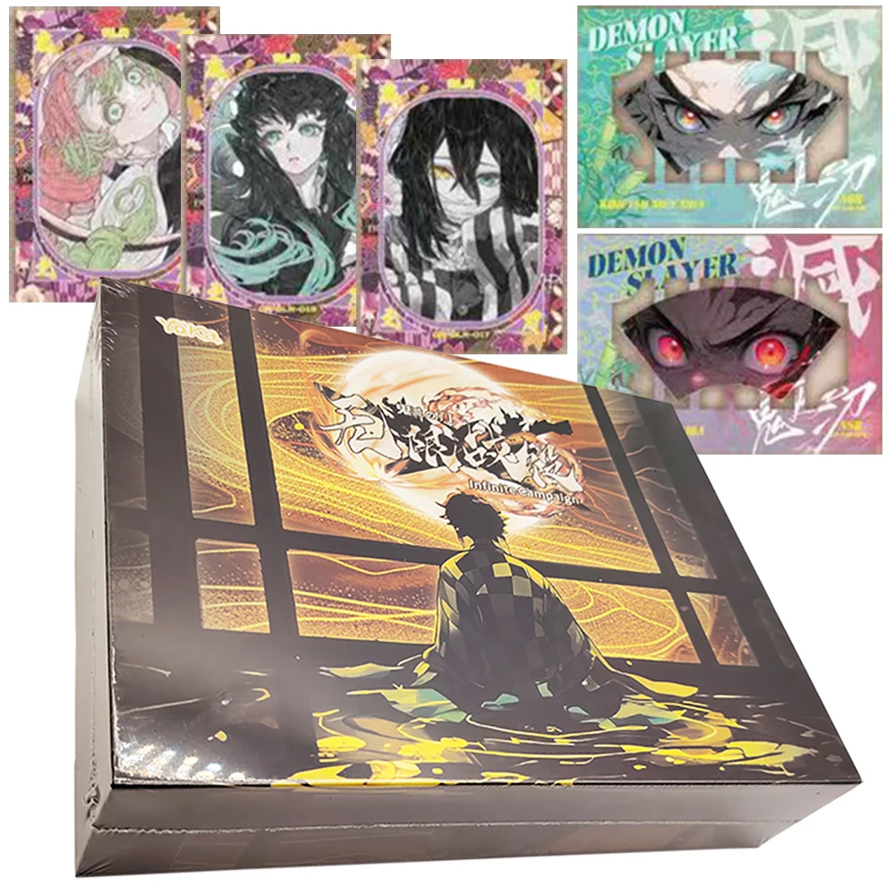 

Убийца демонов, японская горячая кровь, коллекционная карта аниме, любимая детская тема глаз, полые карты, игрушки, рождественские семейные подарки