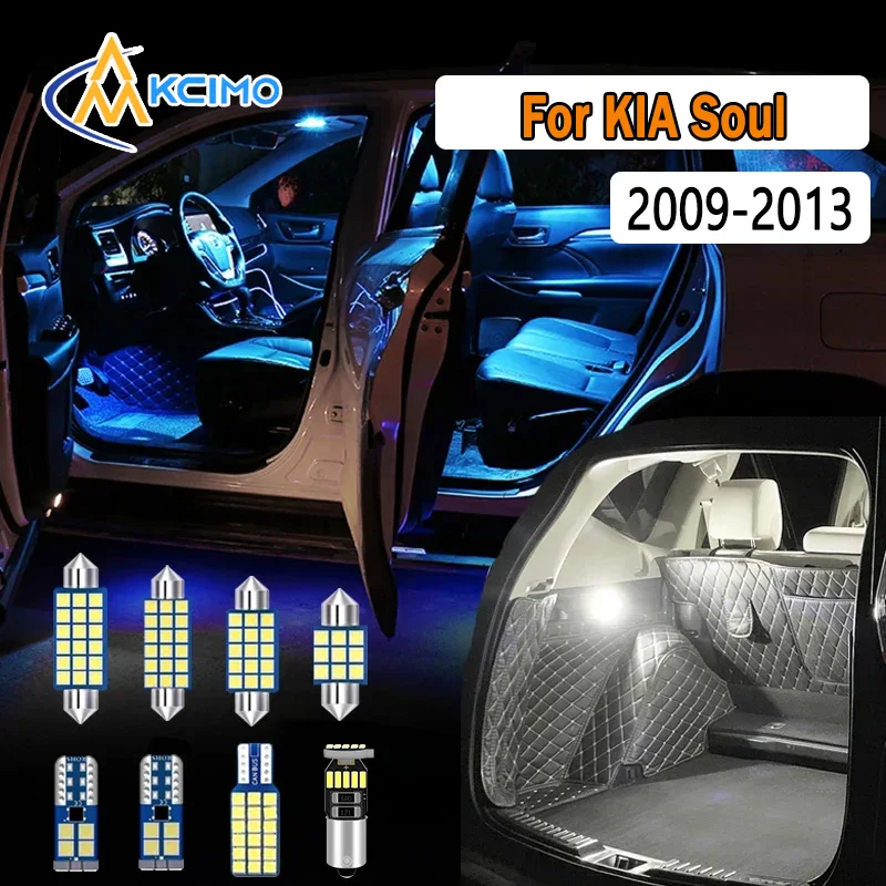 

Canbus LED Interior Light Kit For KIA Soul 2009-2013 Super Bright Dome Map Door Lights Easy Install Bulbs Set