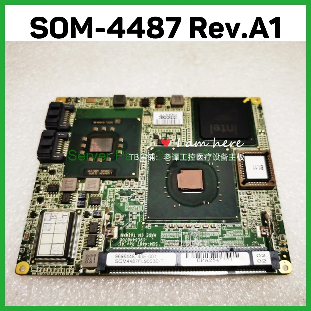 Industrial Control Motherboard For Advantech SOM-4487 Rev.A1 SOM-4487FL