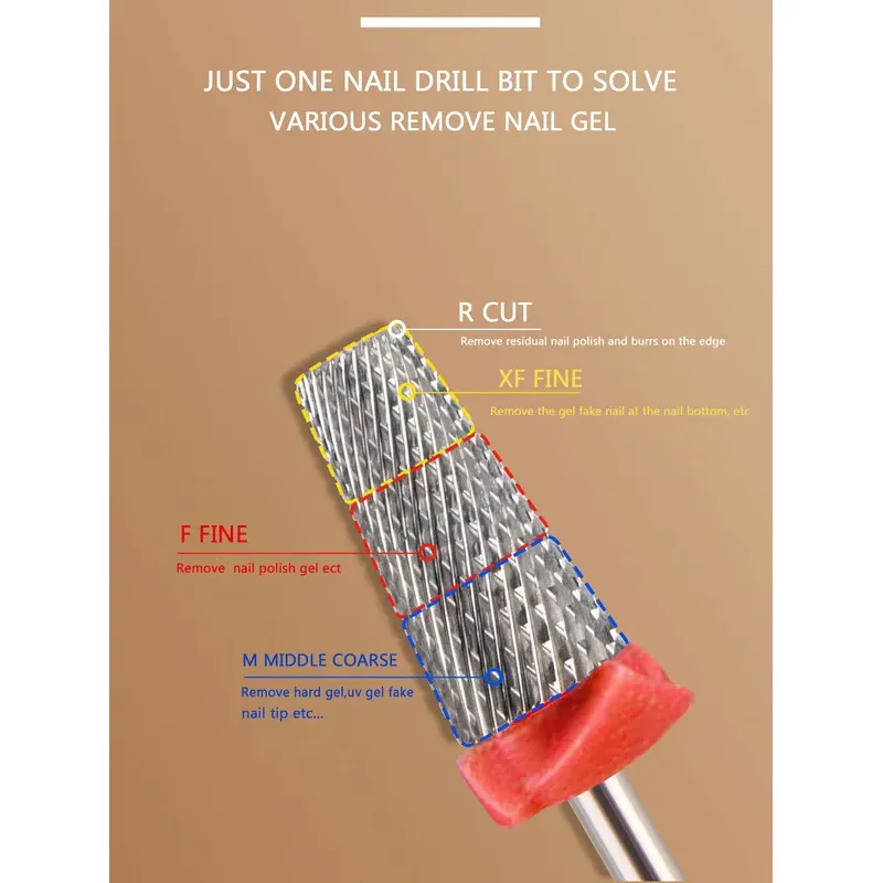 2023New Wolfraamcarbide Nail Boren voor Elektrische Nail Boor Machine/Manicure machine/Speciale Accessoires voor Voetverzorging