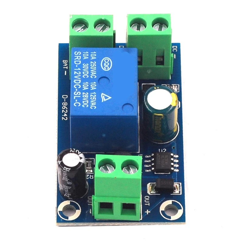 Плата контроллера батареи с автоматическим переключением отключения питания, модуль аварийного автоматического преобразования постоянного тока 12 В-48 В