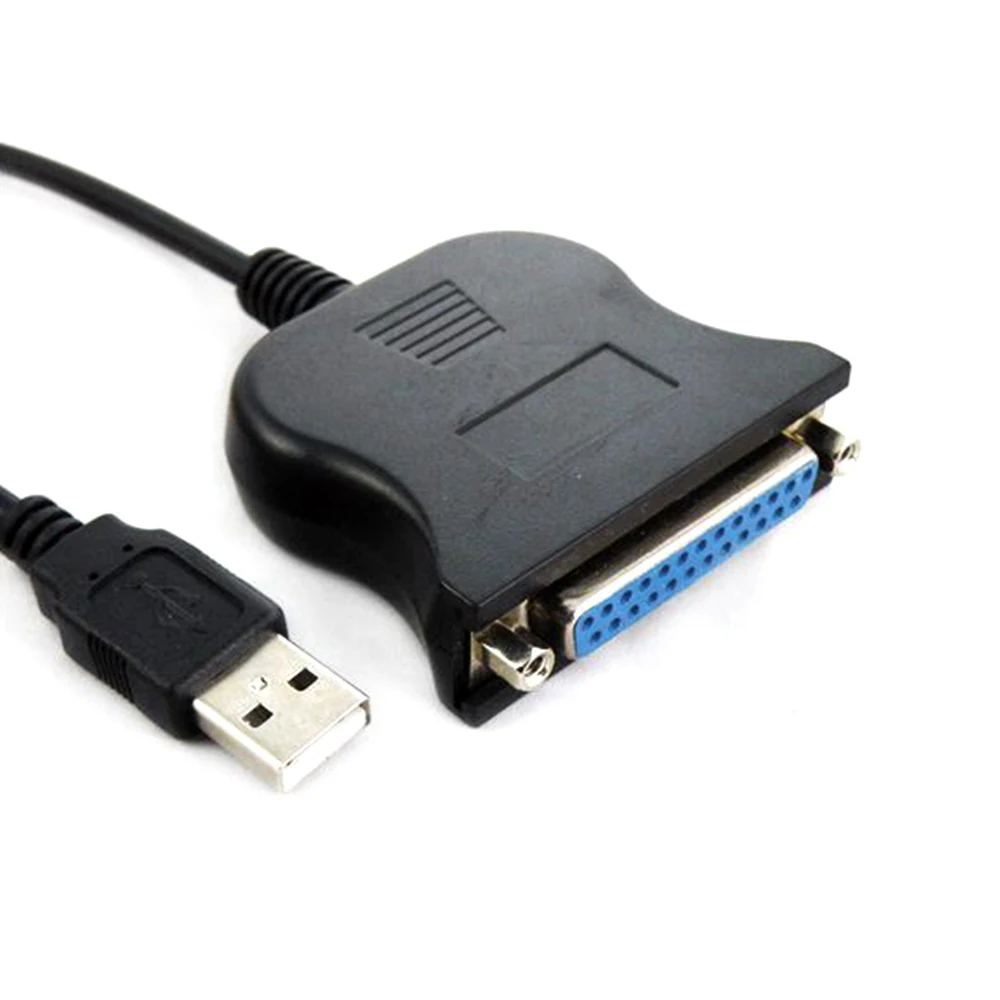 USB naar 25 pin DB25 Vrouwelijke IEEE 1284 Parallelle printer LPT Adapter Print Converter Kabel Parallelle Interface Communicatie