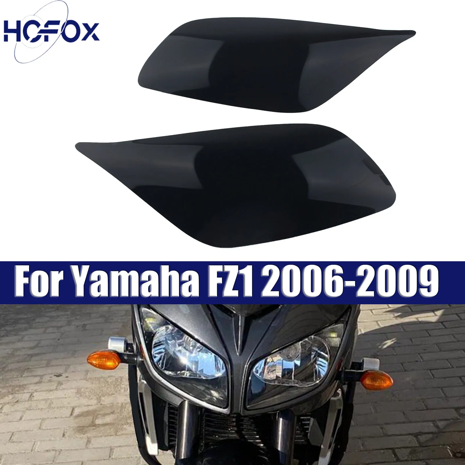 

For Yamaha FZ1 2006 2007 2008 2009 Motorcycle Headlight Cover Lens Shield Protector