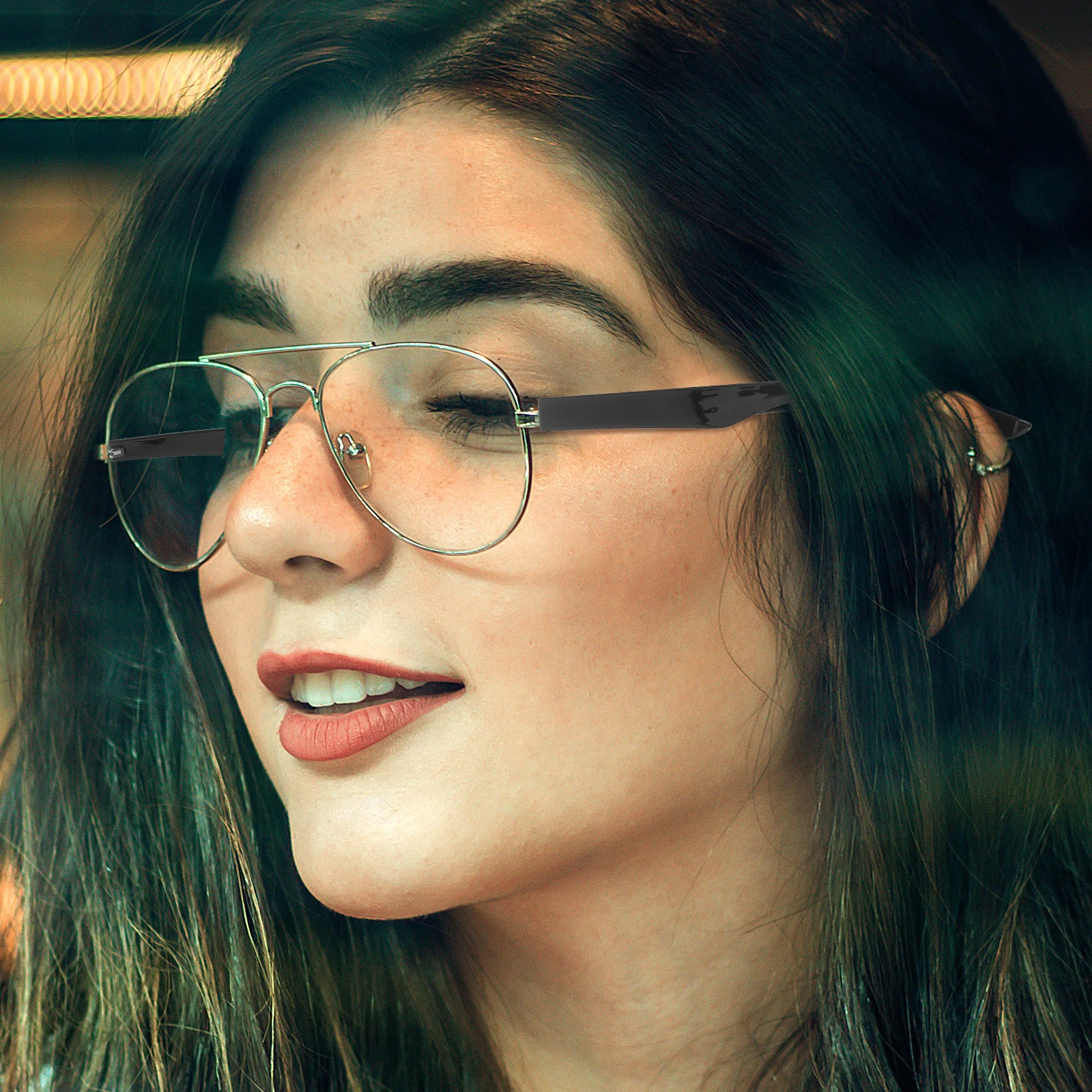 

1 Pair Replacement Glasses Temple Metal Eyeglass Arms Legs For Eyeglasses Repair Universal Fit Unisex Durable Accessories Labor