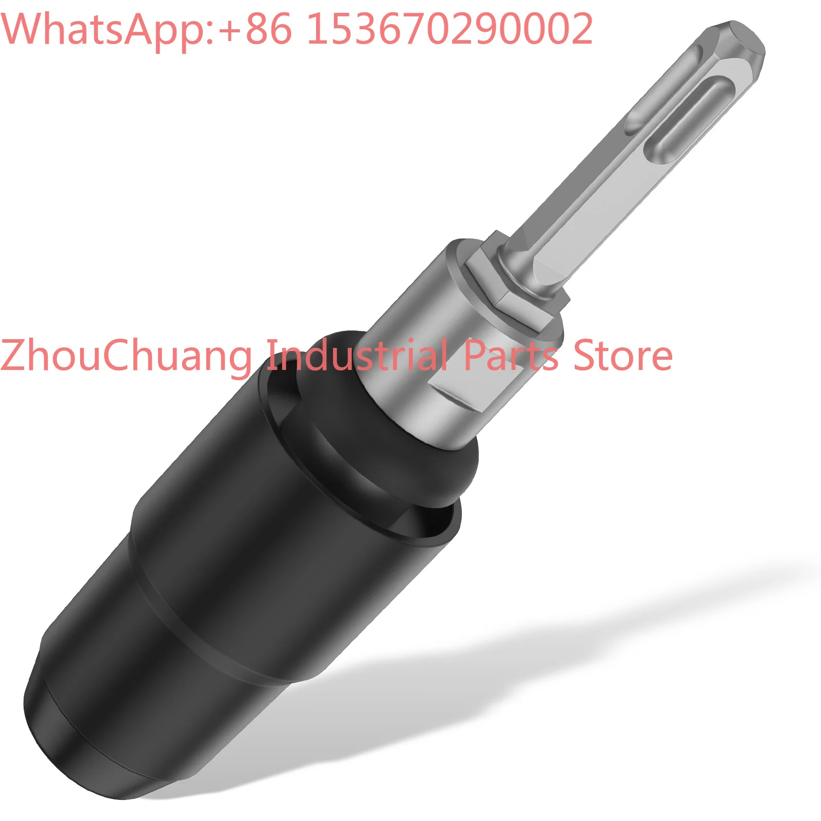 Carbon Steel Drill Bit Adapter for Rotary Hammer Drills Labor Saving Converter Shank Tool Drill Bit Adapter for Concrete and