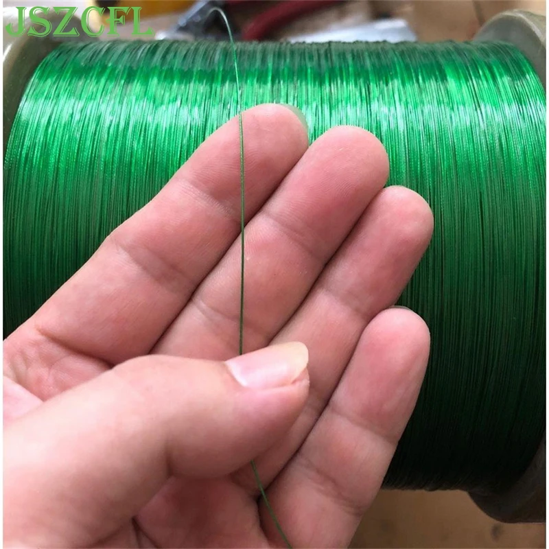 20m-100m 304 stainless steel color wrapped plastic fine soft steel wire rope diameter 0.3-1.5mm DIY handmade jewelry material