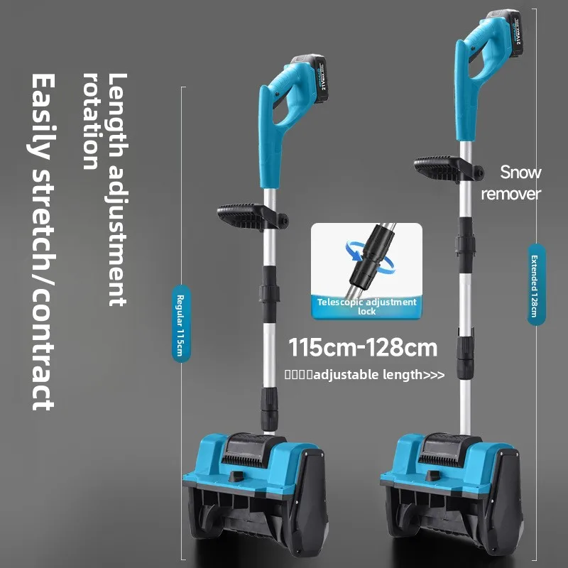 

Electric hand push snow plow household snow clearing artifact folding