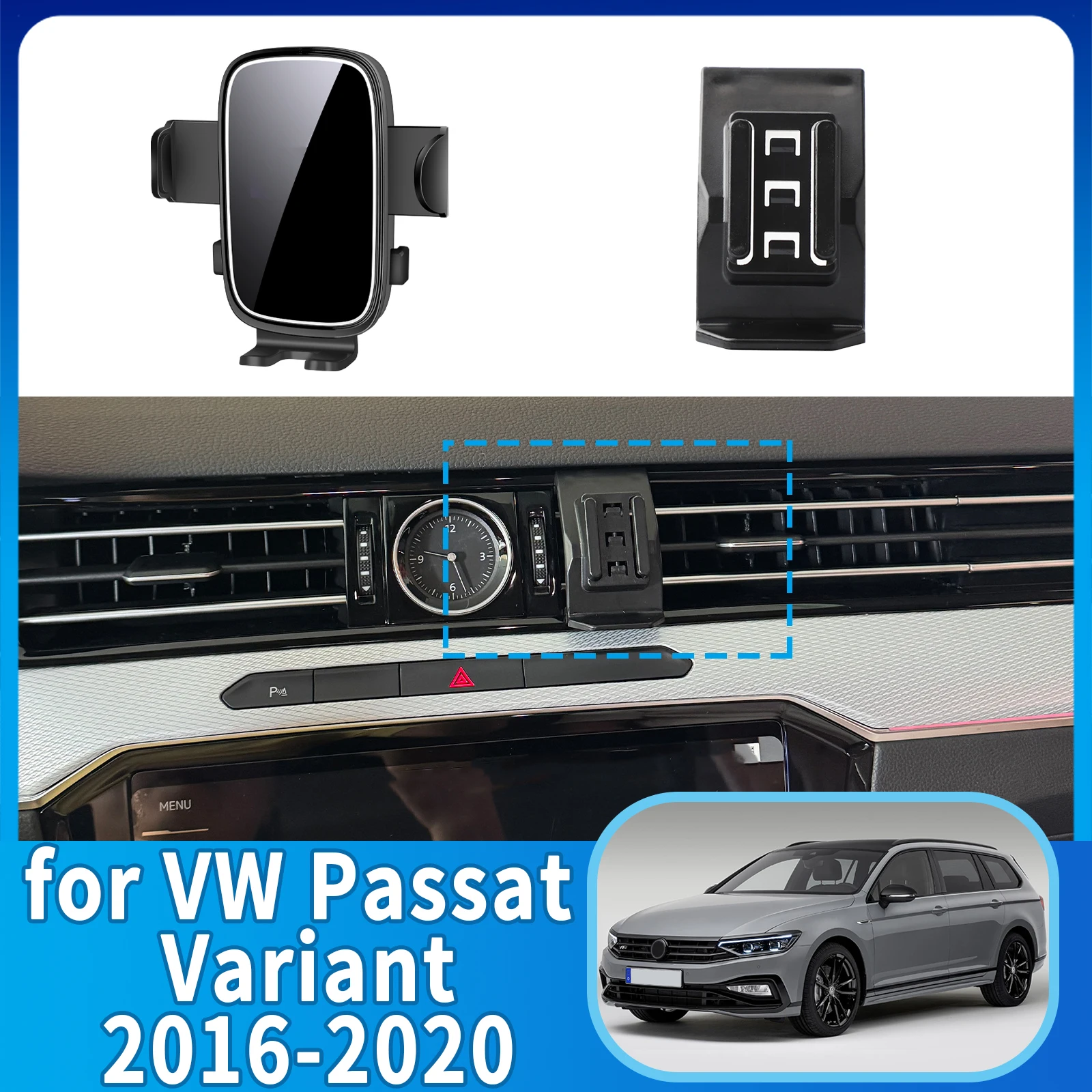 

Подходит для VW Passat Variant 2016 2017 2018-2020 гг. ​ ​ Держатель телефона, кронштейн для крепления экрана приборной панели, простая установка ​ ​ Автомобильные аксессуары